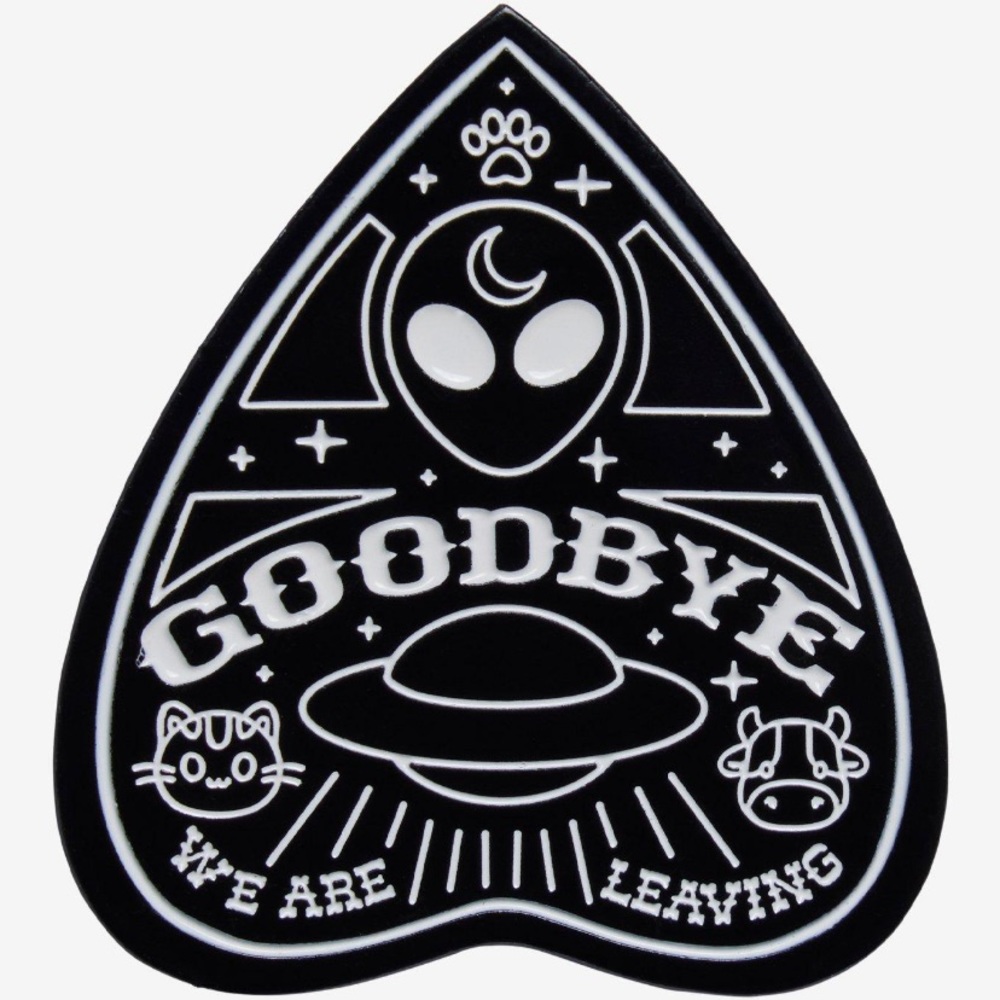 Alien Spirit Board Planchette Enamel Pin Hot Topic‎